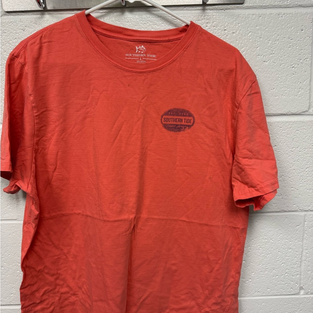 Southern Tide Men's Coral Short Sleeve Tee